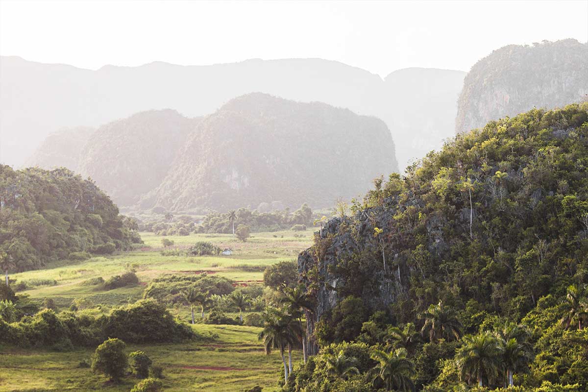 Projekte MyframedArt Myframed My framed Art Dominik Dirschmid Fotografie Fotograf Kuba Cuba Foto Licht Sonnenuntergang Sonne Landschaft Natur Palmen Felder Feld Berge